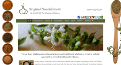 Desktop Screenshot of originalnourishment.com