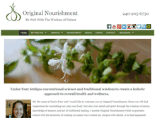 Tablet Screenshot of originalnourishment.com